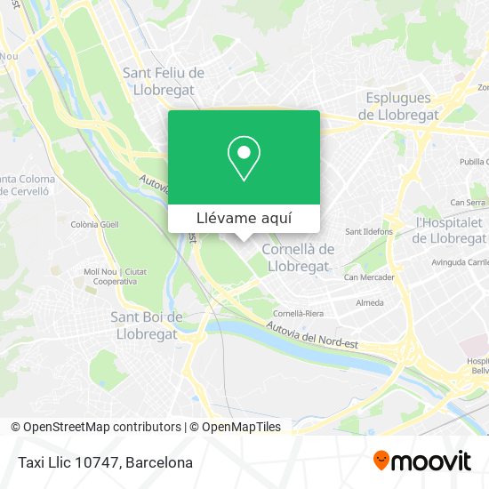 Mapa Taxi Llic 10747