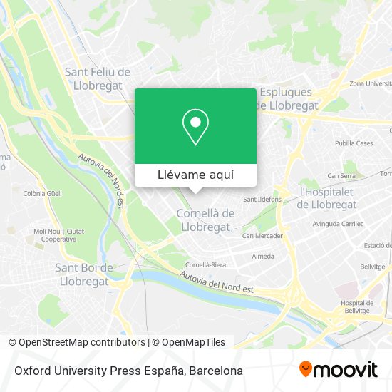 Mapa Oxford University Press España