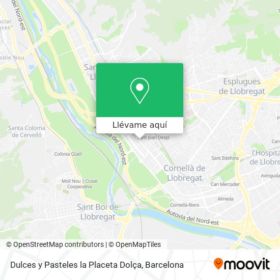Mapa Dulces y Pasteles la Placeta Dolça