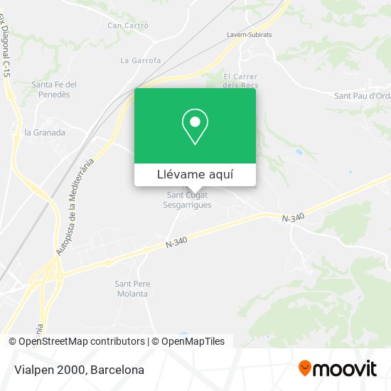 Mapa Vialpen 2000