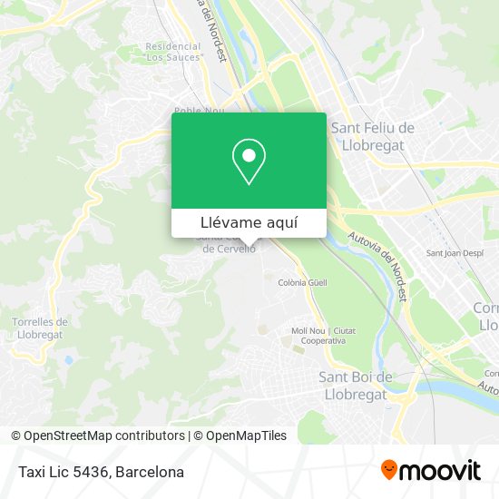Mapa Taxi Lic 5436