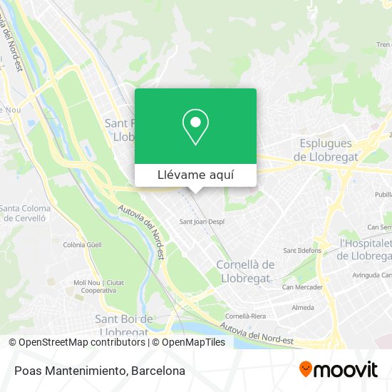 Mapa Poas Mantenimiento