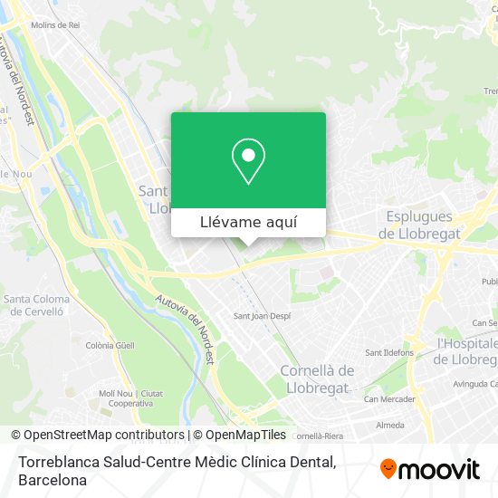 Mapa Torreblanca Salud-Centre Mèdic Clínica Dental