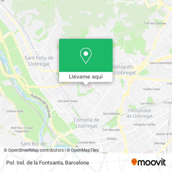 Mapa Pol. Ind. de la Fontsanta