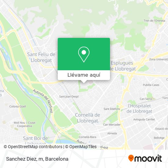 Mapa Sanchez Diez, m
