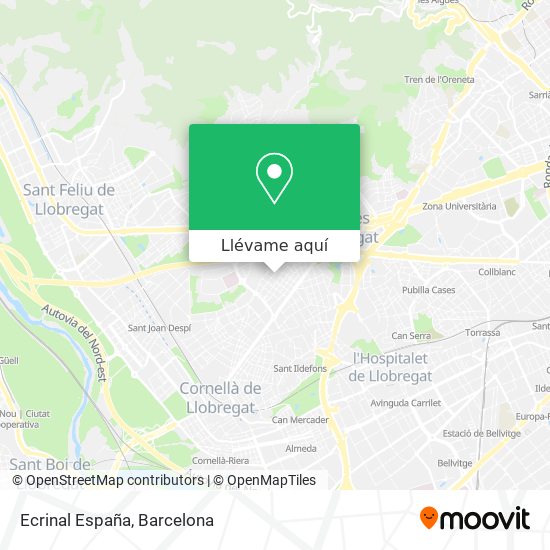 Mapa Ecrinal España
