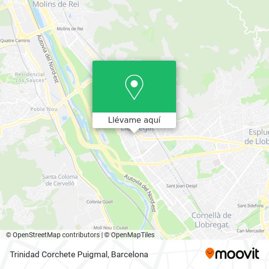 Mapa Trinidad Corchete Puigmal
