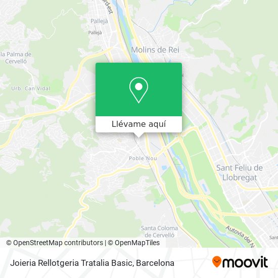 Mapa Joieria Rellotgeria Tratalia Basic