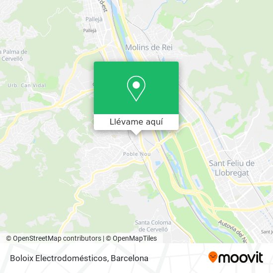 Mapa Boloix Electrodomésticos