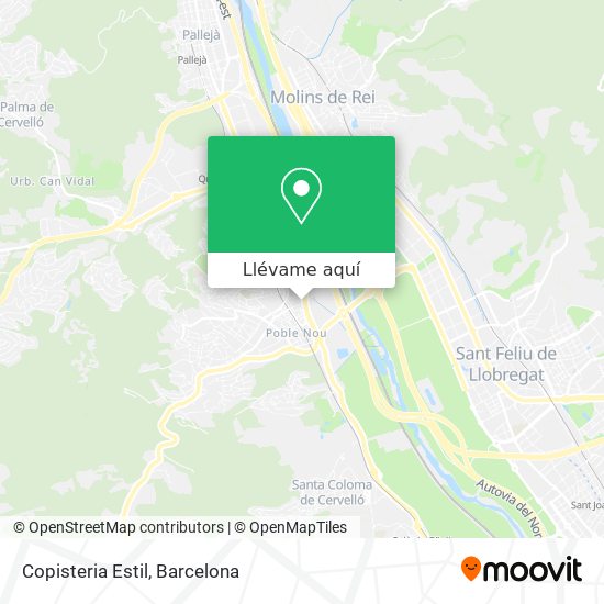 Mapa Copisteria Estil