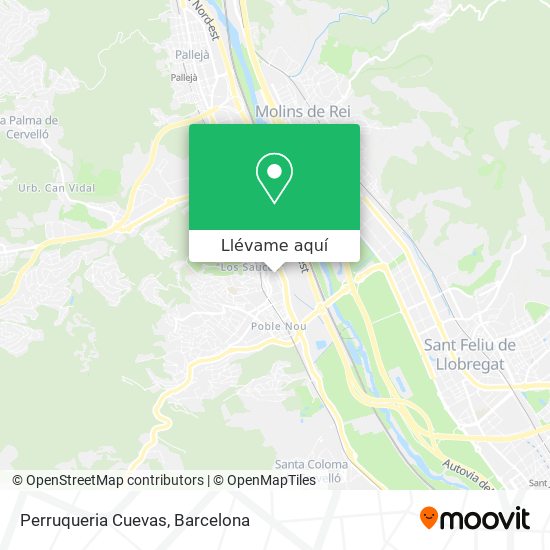 Mapa Perruqueria Cuevas