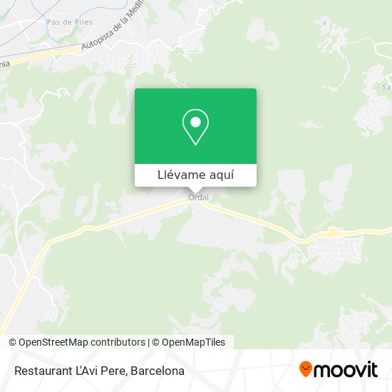 Mapa Restaurant L'Avi Pere