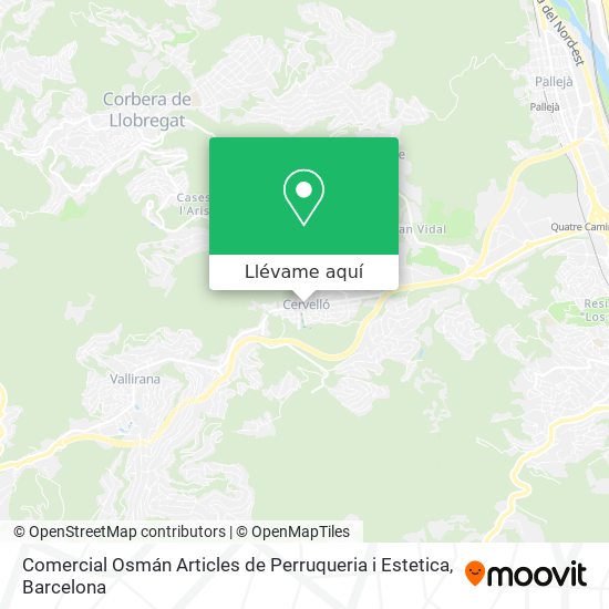 Mapa Comercial Osmán Articles de Perruqueria i Estetica