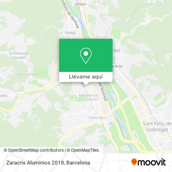 Mapa Zaracris Aluminios 2018