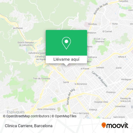 Mapa Clinica Carriere