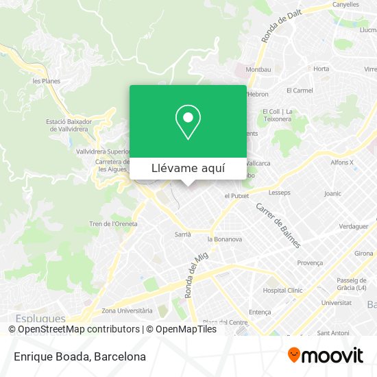 Mapa Enrique Boada