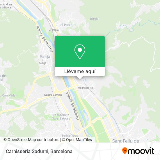 Mapa Carnisseria Sadurni