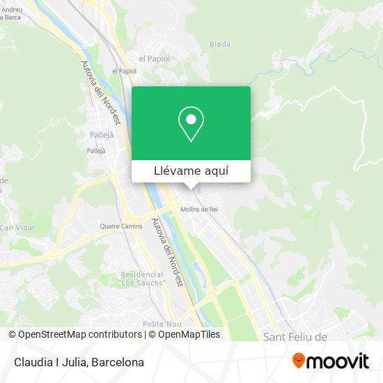 Mapa Claudia I Julia