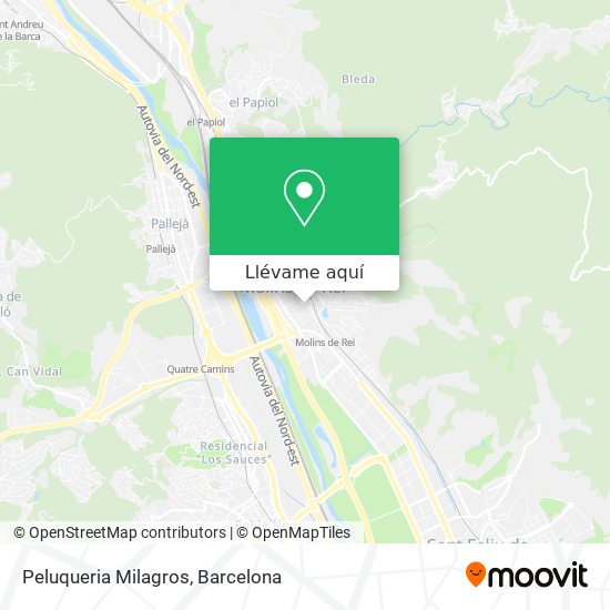 Mapa Peluqueria Milagros