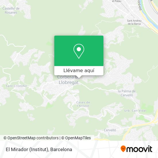 Mapa El Mirador (Institut)