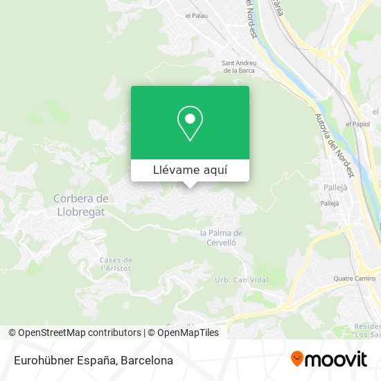 Mapa Eurohübner España