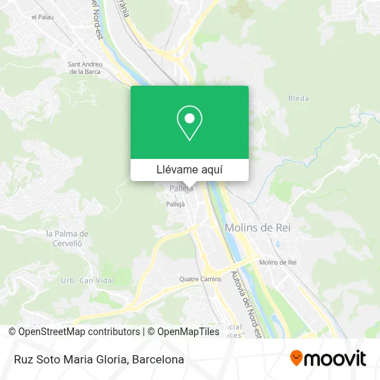 Mapa Ruz Soto Maria Gloria