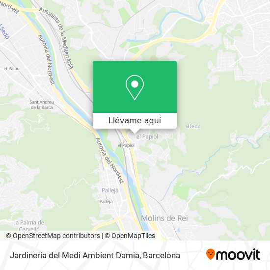 Mapa Jardineria del Medi Ambient Damia