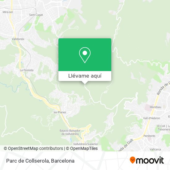 Mapa Parc de Collserola