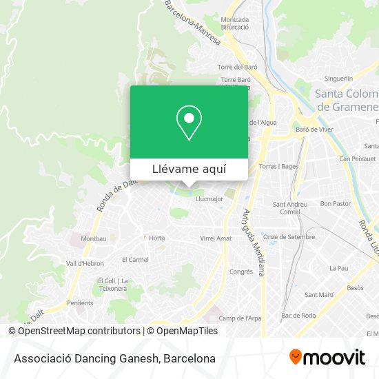 Mapa Associació Dancing Ganesh