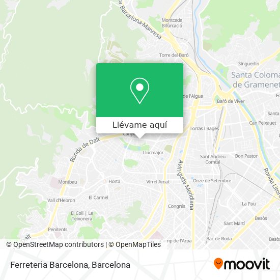 Mapa Ferreteria Barcelona