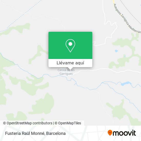 Mapa Fusteria Raül Monné