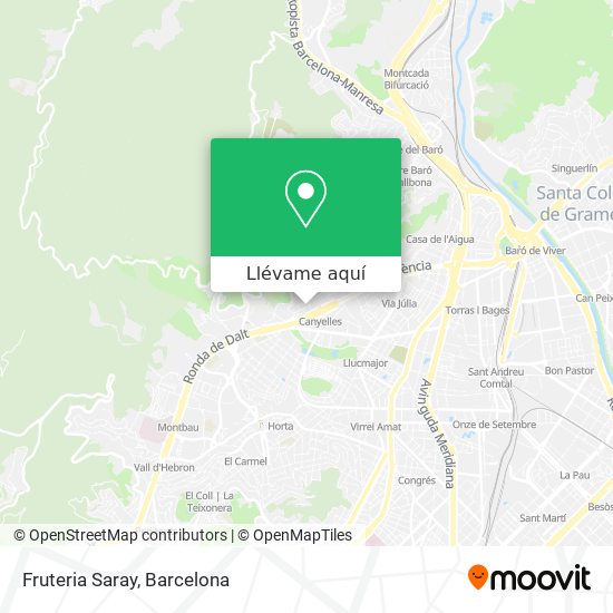 Mapa Fruteria Saray