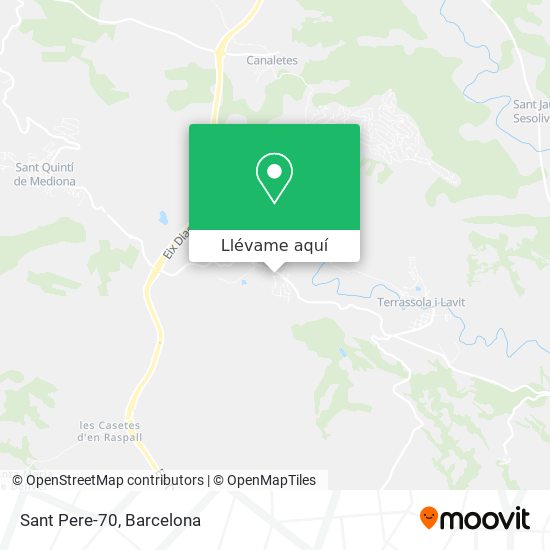 Mapa Sant Pere-70