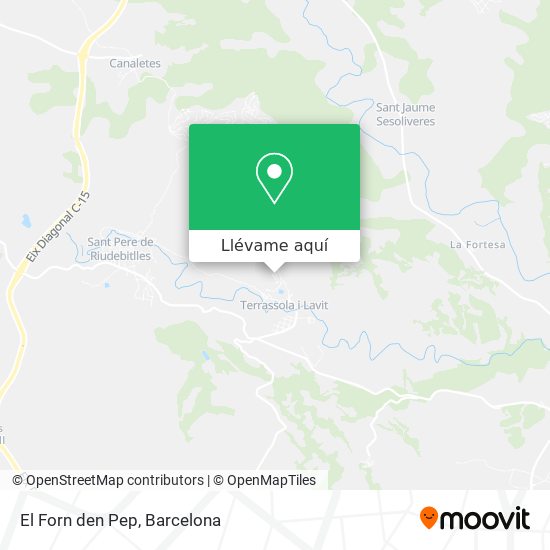 Mapa El Forn den Pep