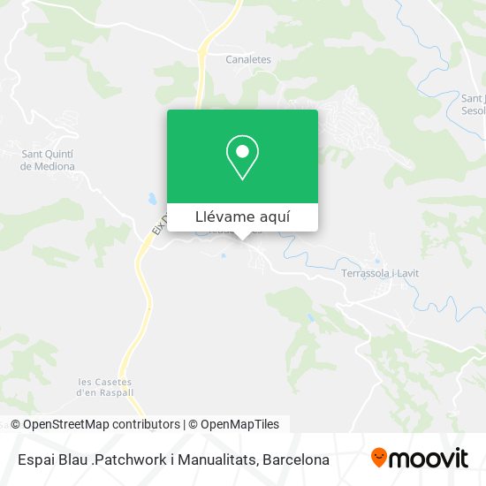 Mapa Espai Blau .Patchwork i Manualitats