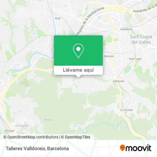 Mapa Talleres Valldoreix
