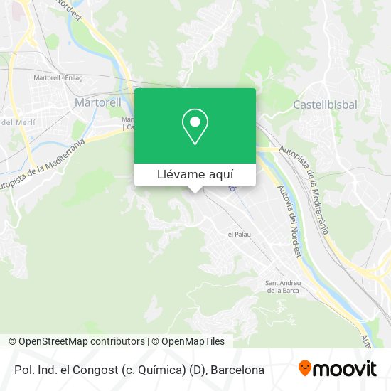 Mapa Pol. Ind. el Congost (c. Química) (D)