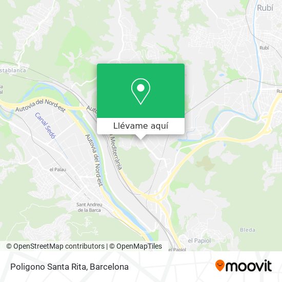 Mapa Poligono Santa Rita