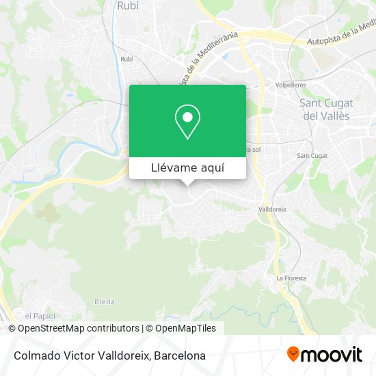 Mapa Colmado Victor Valldoreix