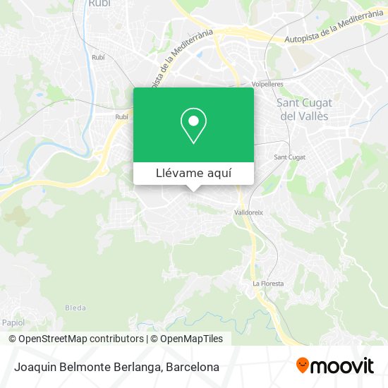 Mapa Joaquin Belmonte Berlanga