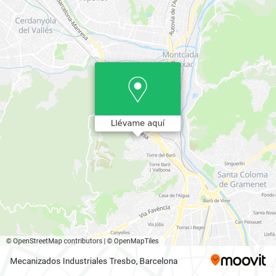 Mapa Mecanizados Industriales Tresbo
