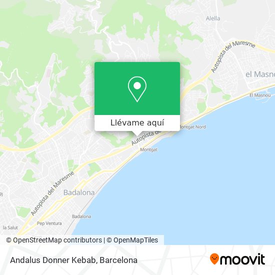 Mapa Andalus Donner Kebab