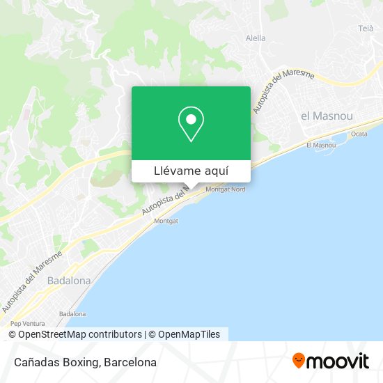 Mapa Cañadas Boxing
