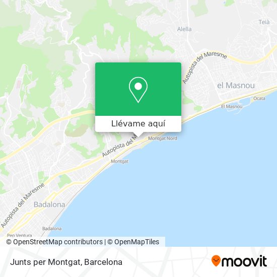 Mapa Junts per Montgat
