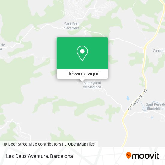 Mapa Les Deus Aventura