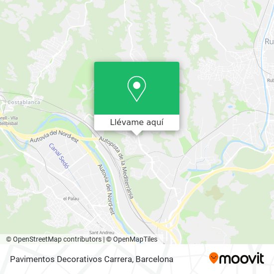 Mapa Pavimentos Decorativos Carrera