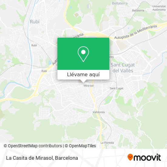 Mapa La Casita de Mirasol