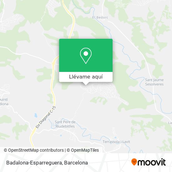Mapa Badalona-Esparreguera