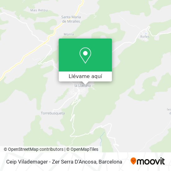 Mapa Ceip Vilademager - Zer Serra D'Ancosa