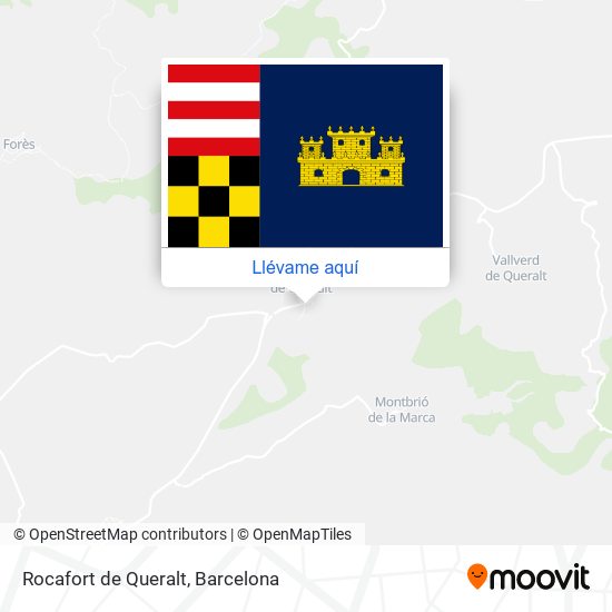 Mapa Rocafort de Queralt